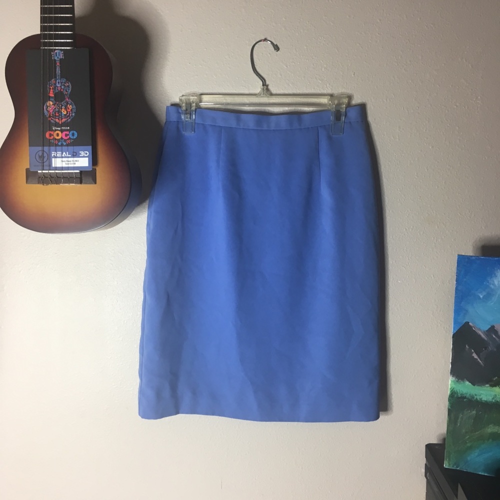 Preston and York blue pencil skirt